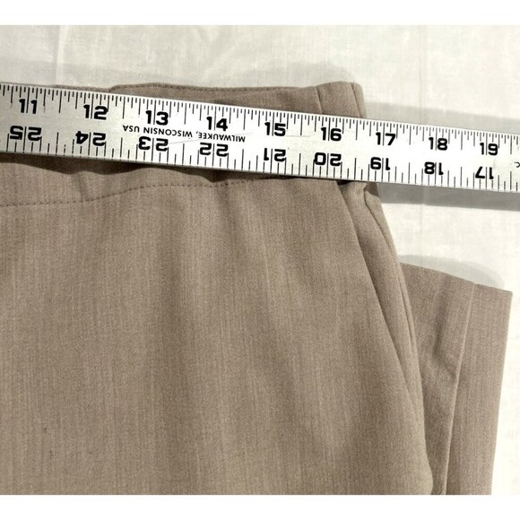 J. Jill Womens Pants Tan 12 Premium Bi-Stretch‎ Career Cotton Rayon Blend Casual - Picture 7 of 11